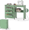 Rolling Foldable Charging Storage Sewing Table