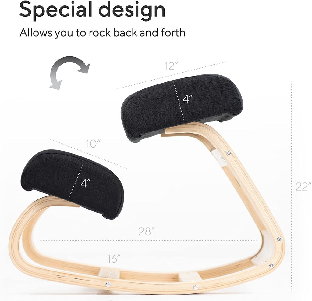 Foam Padded Ergonomic Rocking Kneeling Chair