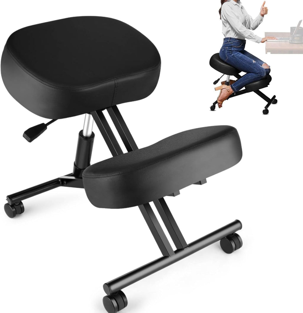 Adjustable Cushioned Ergonomic Kneeling Chair