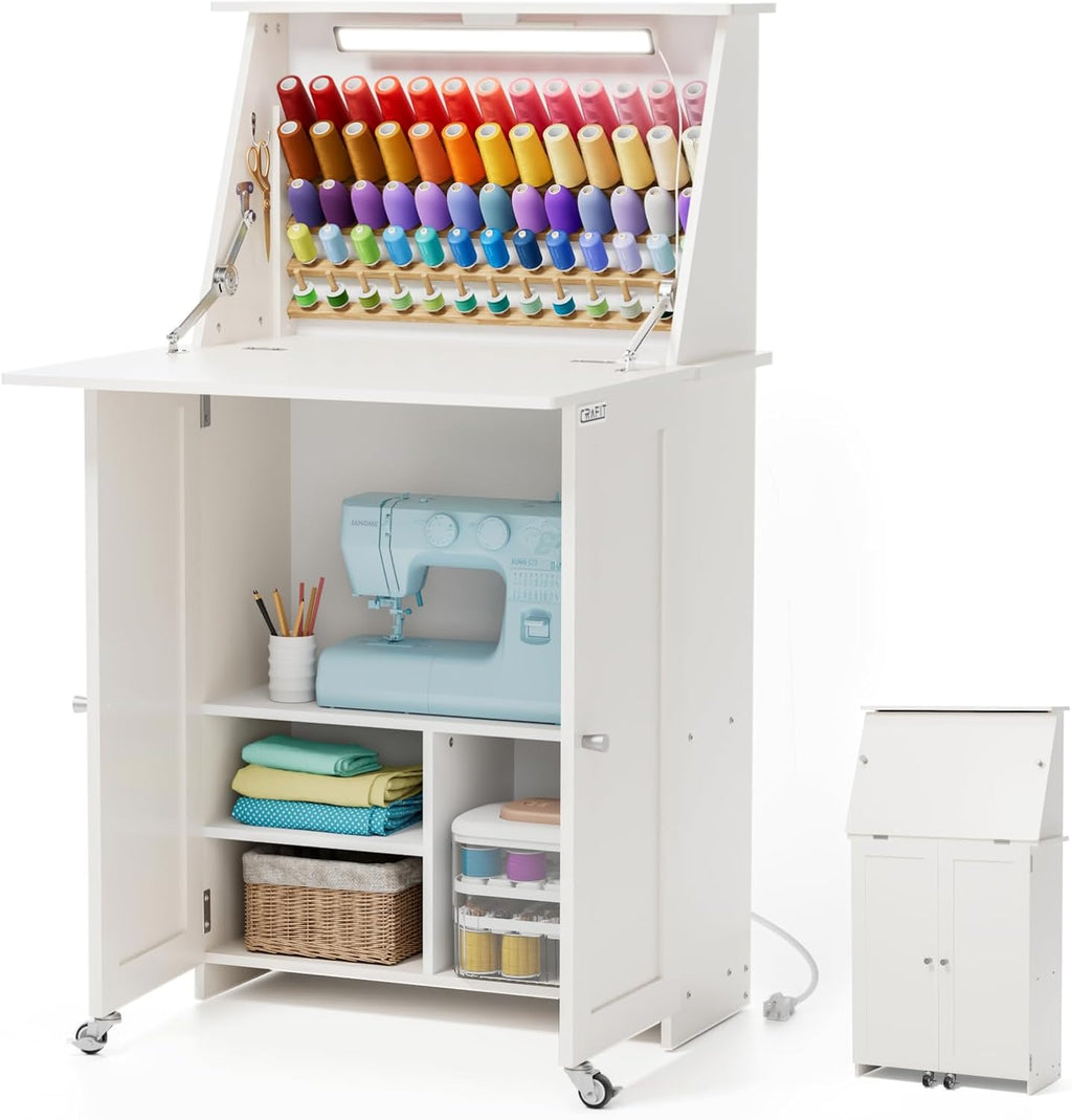 Lighted Charging Storage Multipurpose Sewing Table