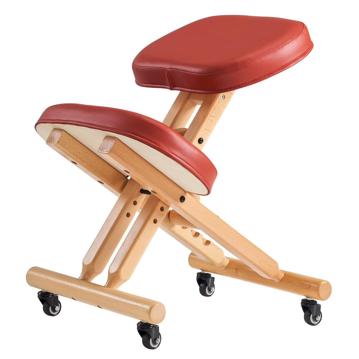 Wood Foldable Ergonomic Posture Kneeling Chair