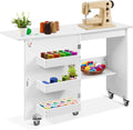 Rolling Foldable Storage Lift Sewing Table