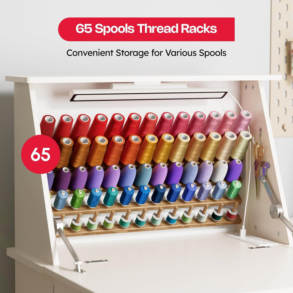 Lighted Charging Storage Multipurpose Sewing Table