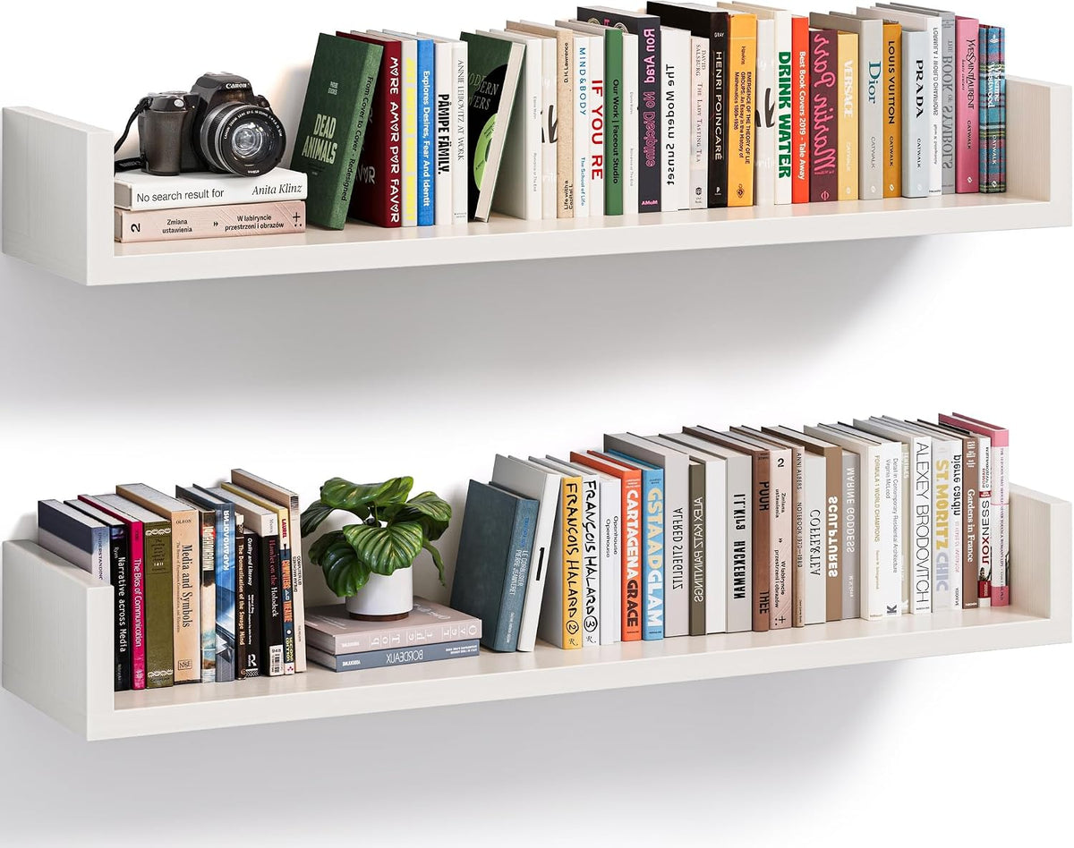 U-Shaped Wall Floating Decor Storage Shelves
