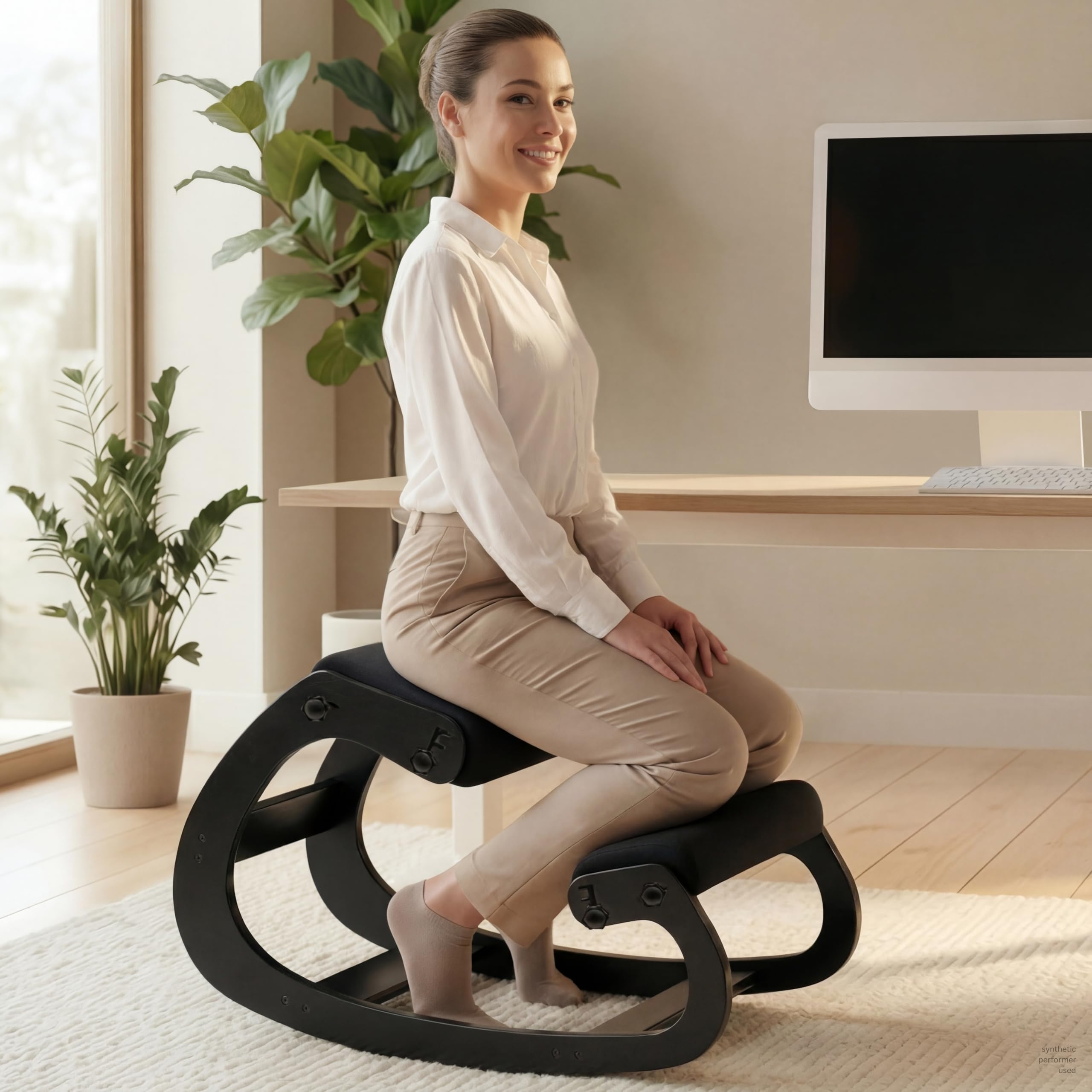 Adjustable Rocking Ergonomic Posture Kneeling Chair